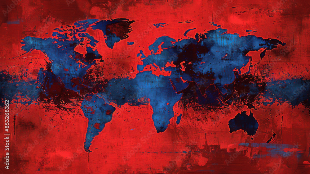 a image of a world map a image of a world map