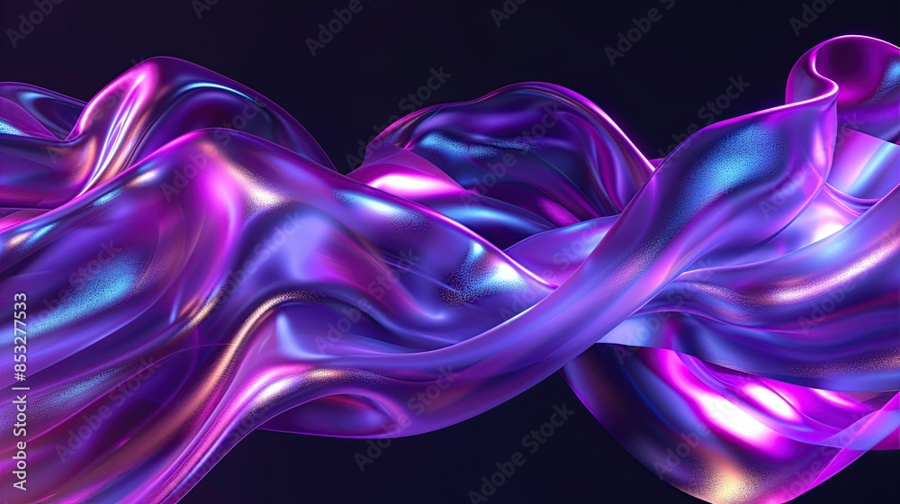 Fototapeta premium Elegant Abstract Background with Colorful Waves