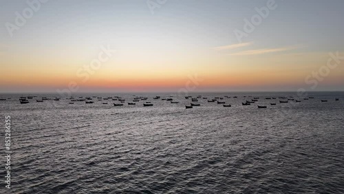 atardecer en peru, trujillo, lima 