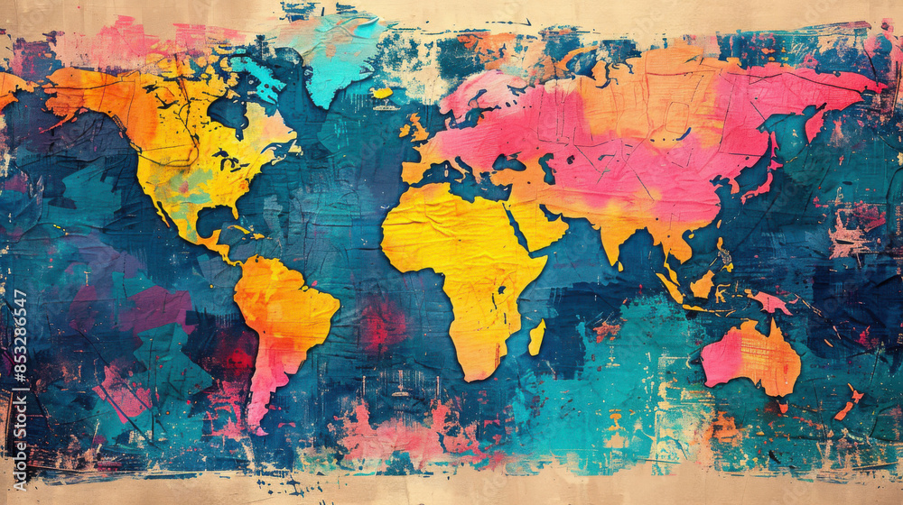 a image of a world map