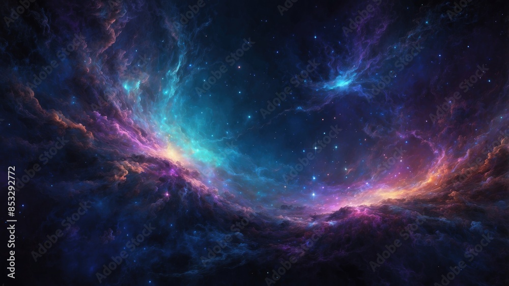 Space galaxy admiring wallpaper Space galaxy admiring wallpaper