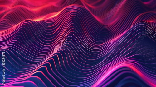 abstract lines background gradient in cyberpank style