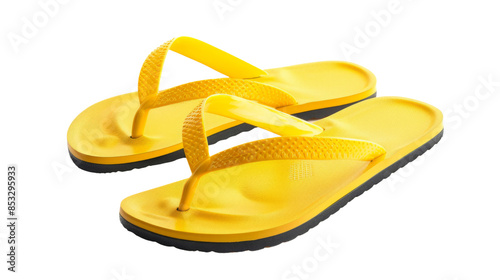 Flipflop sandals on white background