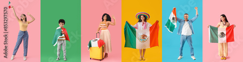 Collage of Mexican people w...