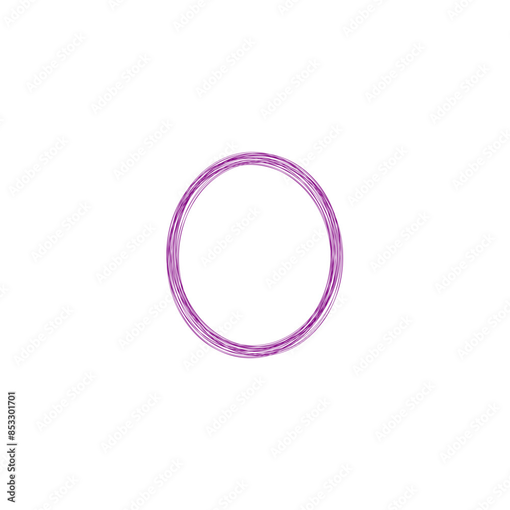 An abstract grunge scribble circular shape outline design element. An abstract grunge scribble circular shape outline design element.