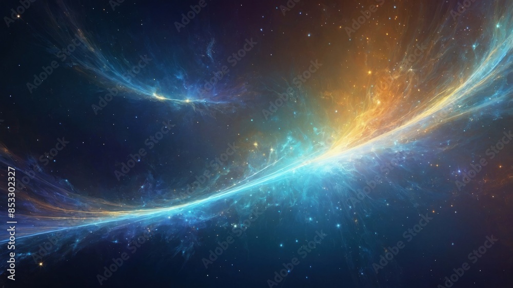 Beautiful wallpaper unearthly skyline of space Beautiful wallpaper unearthly skyline of space
