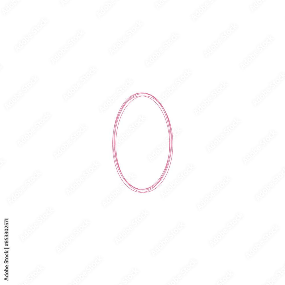An abstract grunge scribble circular shape outline design element. An abstract grunge scribble circular shape outline design element.