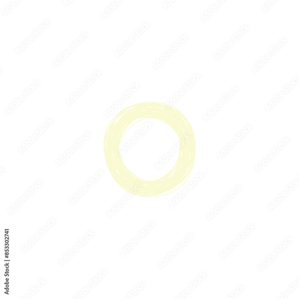 An abstract grunge scribble circular shape outline design element. An abstract grunge scribble circular shape outline design element.