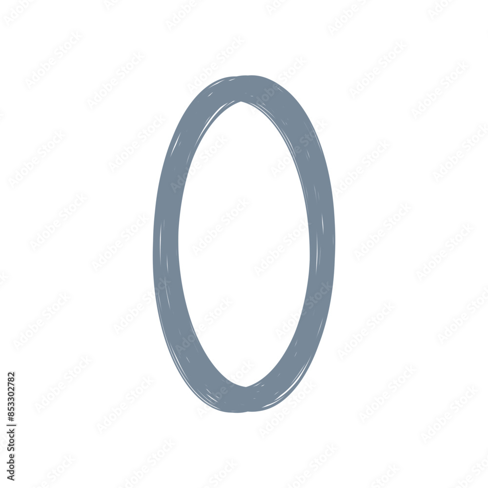 An abstract grunge scribble circular shape outline design element. An abstract grunge scribble circular shape outline design element.