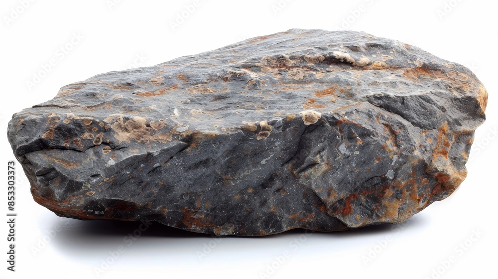 Stone wall rock podium platform isolated on white wallpaper background Stone wall rock podium platform isolated on white wallpaper background