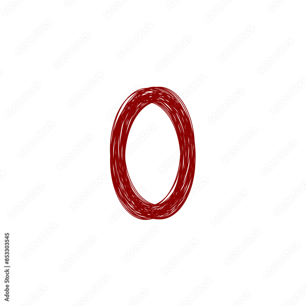 An abstract grunge scribble circular shape outline design element. An abstract grunge scribble circular shape outline design element.