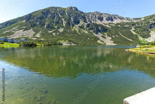 Fototapeta Naklejka Na Ścianę i Meble -  Summer Landscape of Rila mountain near Granchar Lake, Bulgaria