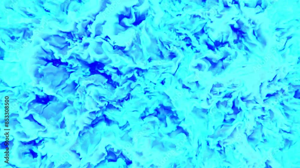 Plumes of blue smoke gather in a ring on a black background. 3d render. Plumes of blue smoke gather in a ring on a black background. 3d render.
