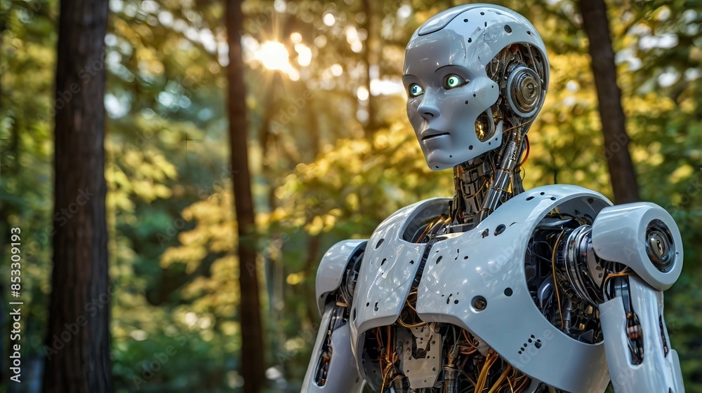 photo illustration of a humanoid in the future artificial intelligence generative photo illustration of a humanoid in the future artificial intelligence generative