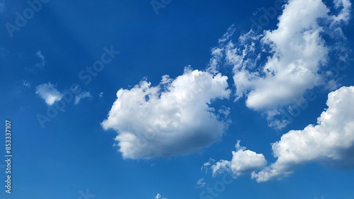 blue sky and clouds