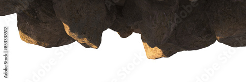 Tableau sur toile cave ceiling isolated