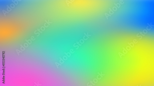 Abstract colorful gradient background. Glittering, hologram effect, Holographic backdrop, fantasy and festive blur