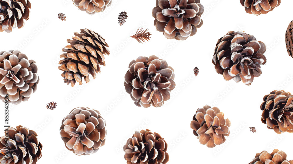 Pine cone on white background Pine cone on white background