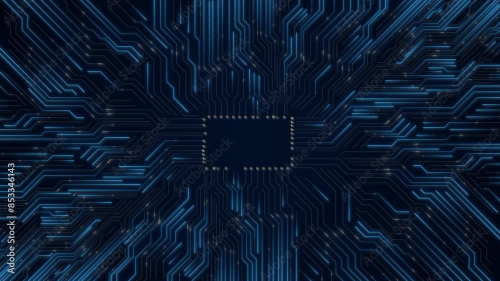 Computer Processors CPU. Motherboard digital chip. Tech science background. Computer motherboard CPU. Circuit board system chip core processor. Computer technology. Processors CPU. digital chip.
