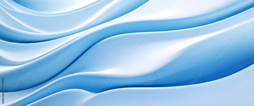 Modern 3D soft waves in a minimalistic style, conveying calm energy Modern 3D soft waves in a minimalistic style, conveying calm energy
