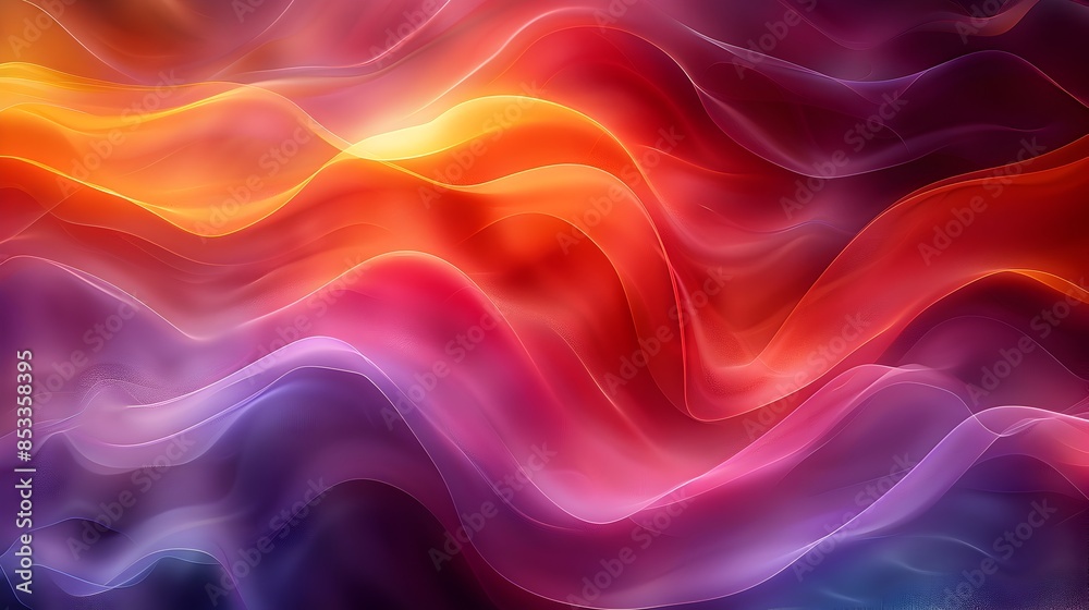 Striking Holographic Shimmering Flowing Abstract Curved Colorful Lines Dynamic Background Striking Holographic Shimmering Flowing Abstract Curved Colorful Lines Dynamic Background