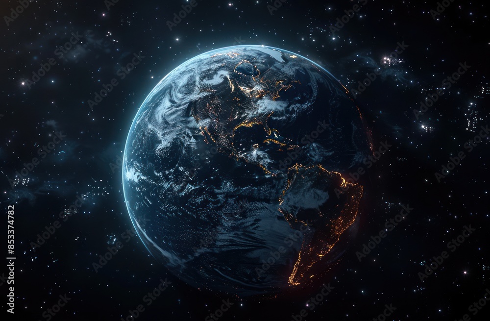 Earth from Space: A Nighttime View Earth from Space: A Nighttime View