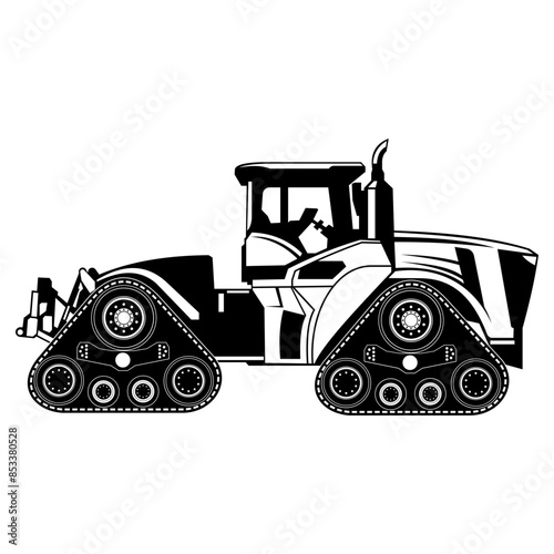 4 Wheel Drive Track Tractor