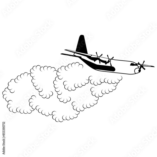 Aerial Firefighting Airplane