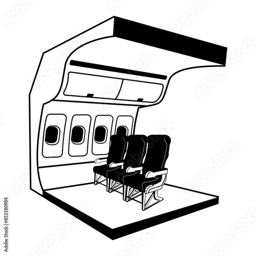 Airplate Seat Row