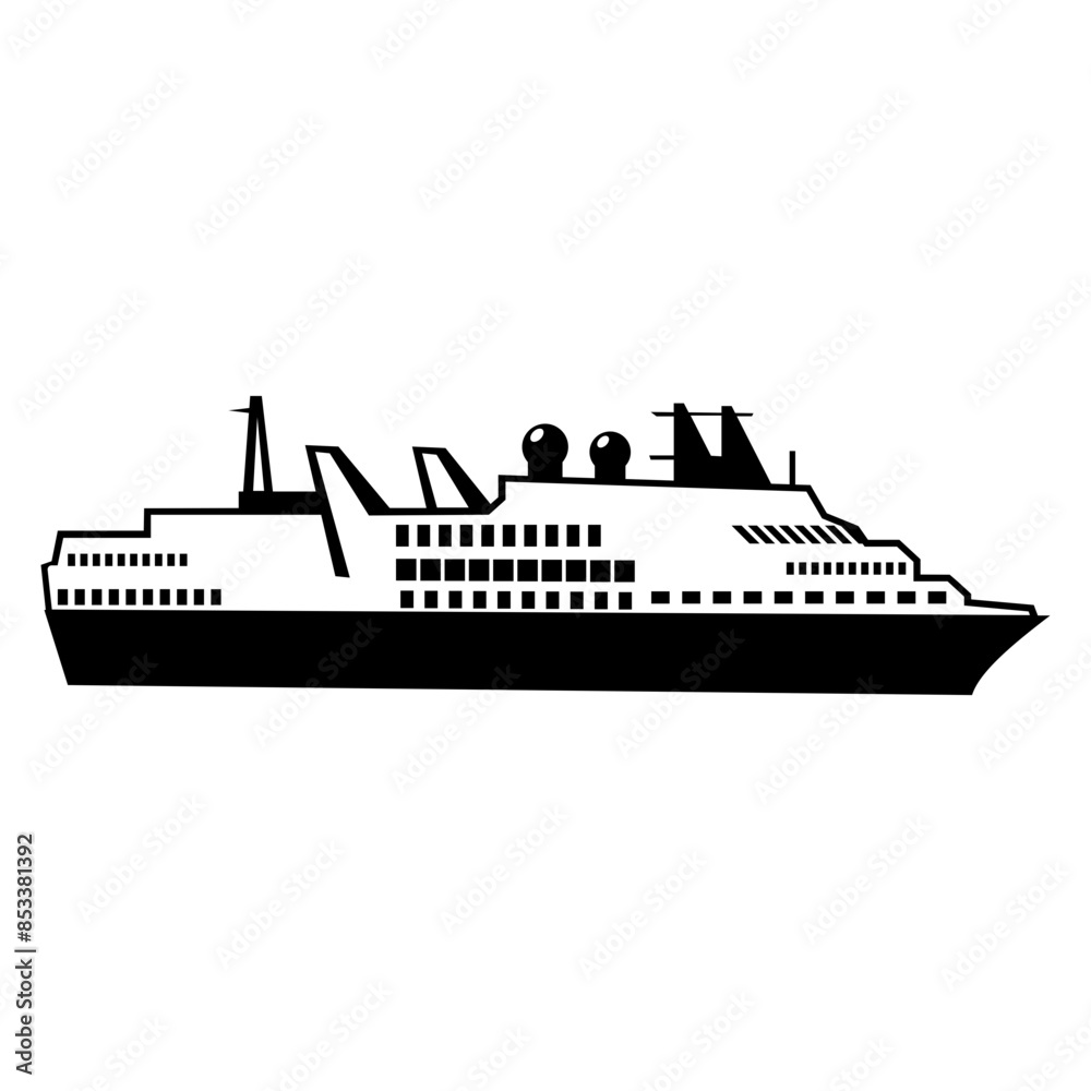 Obraz premium Antarctica Ship Ice Breaker