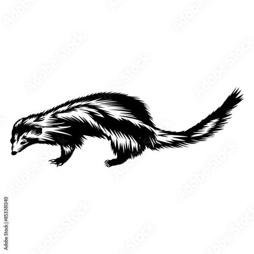 Animals Striped Polecat