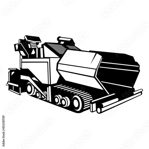 Asphalt Paver  Heavy Equipment Contractor Asphalt Paver