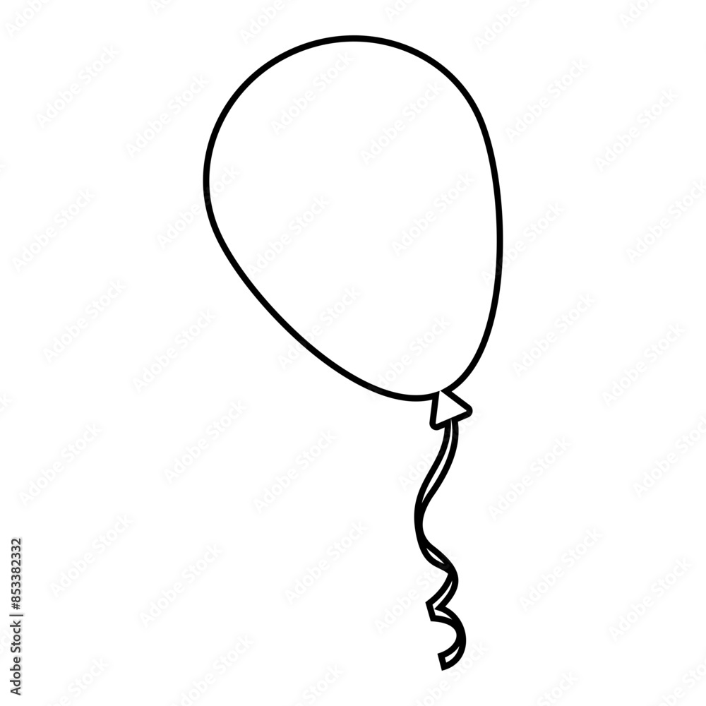 Balloon Outline Party Birthday Balloon Balloon Outline Party Birthday Balloon