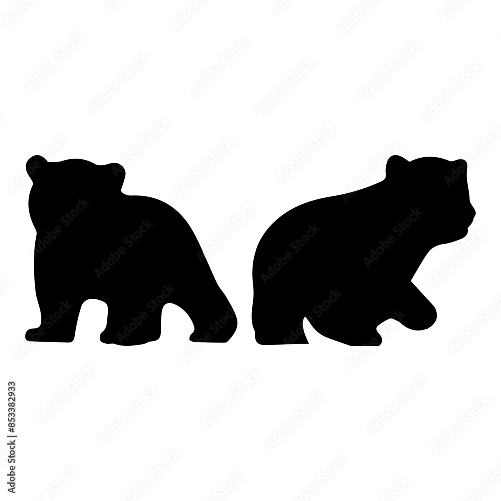 Fototapeta premium Bear Cubs Baby Bears Cute Bears Bear Cubs