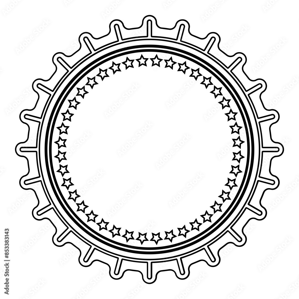 Beer Cap Outline Beer Cap Outline