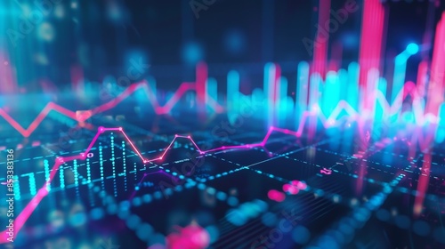 Digital Stock Market Data Analysis Visualization