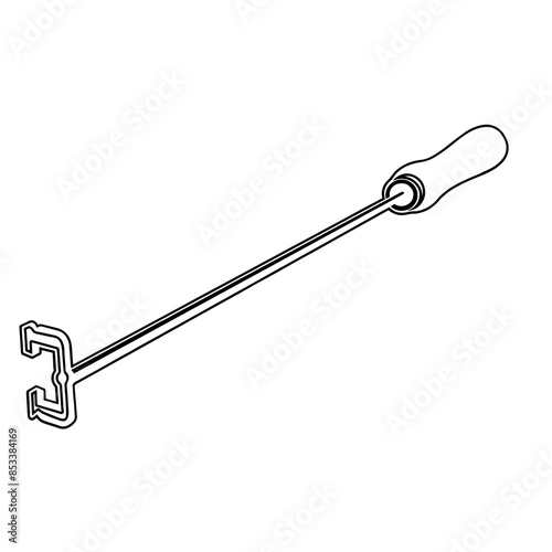 Branding Iron  Outline