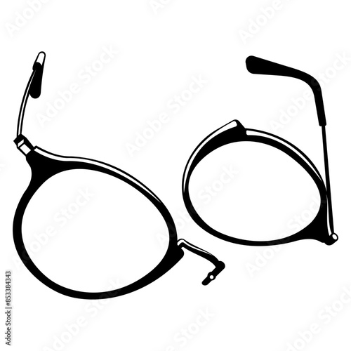 Broken Eye Glasses