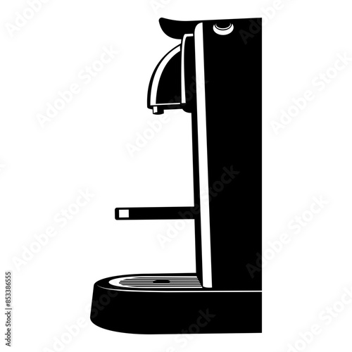Coffee Espresso Machine Side View