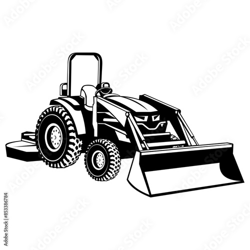 Compact Utility Tractor  Tractor Farming Tractor