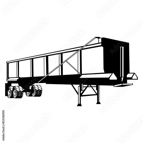 Construction Dump Truck Trailer