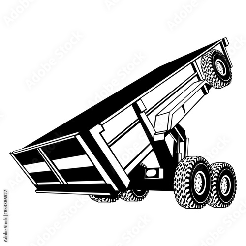 Construction Dump Truck Trailer