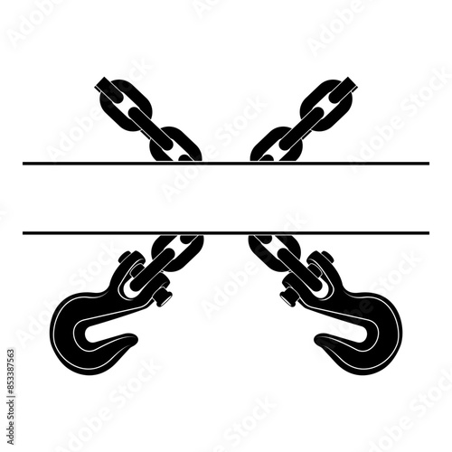 Crane Hook Split Monogram Logo