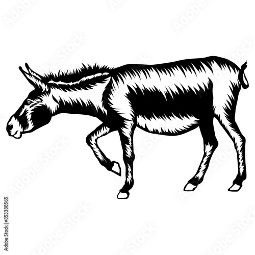 Donkey Walking