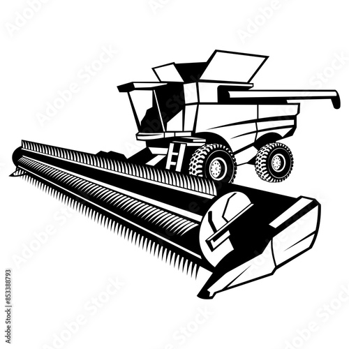 Draper Platform  Combine Harvester Farming Draper Platform