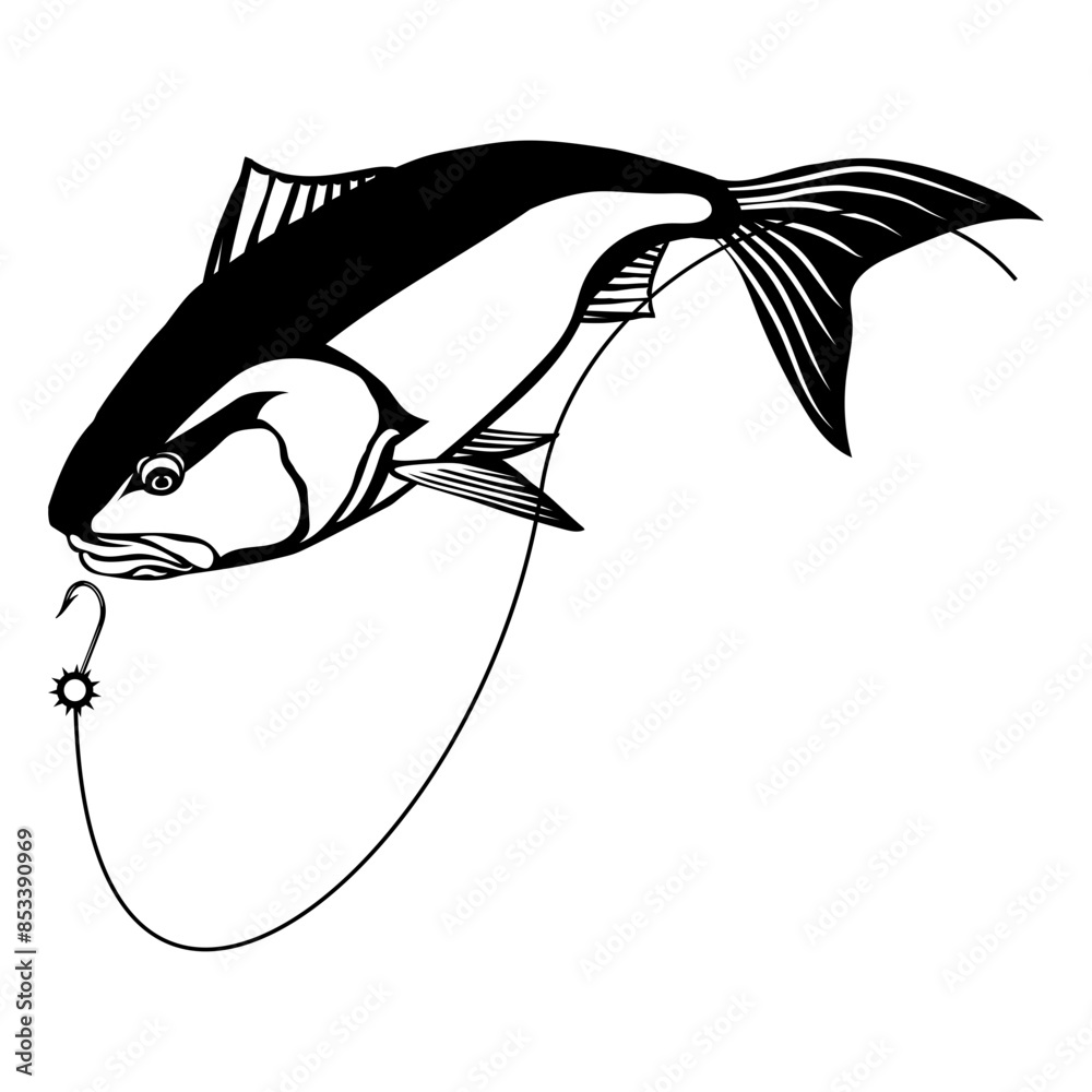 Fototapeta premium Fishing Logo