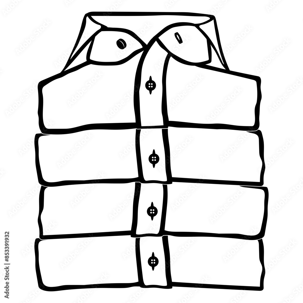 Folded Men's Shirts