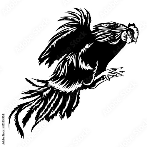 Flying Rooster
