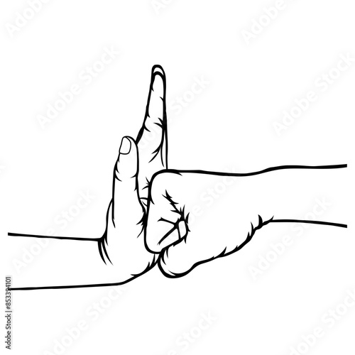 Hand Palm and Fist