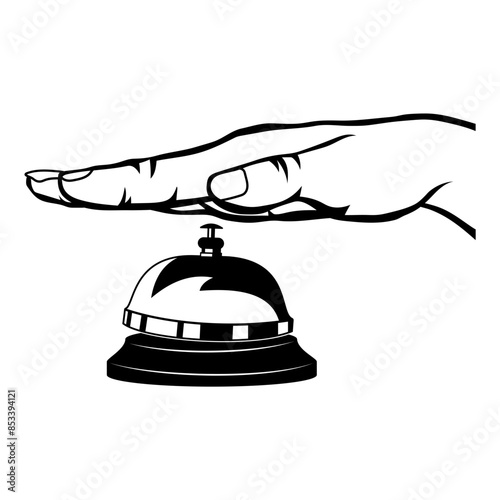 Hand ringing in service bell